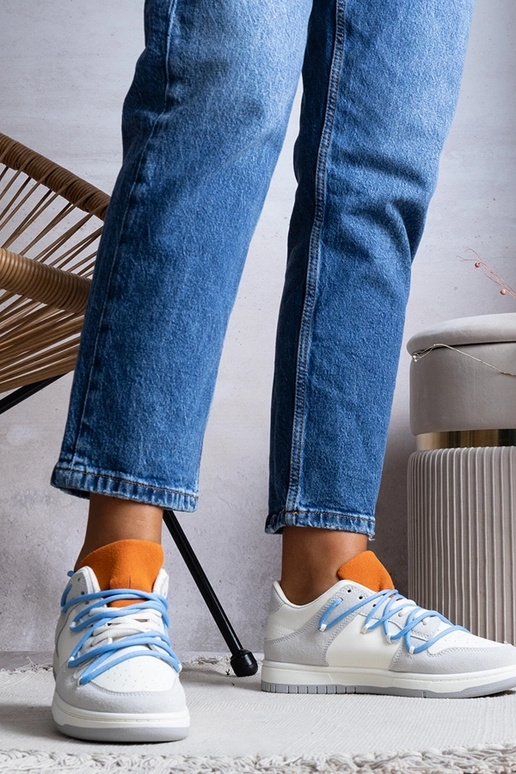 Baskets grises pour femmes lacets... Baskets grises pour femmes lacets...