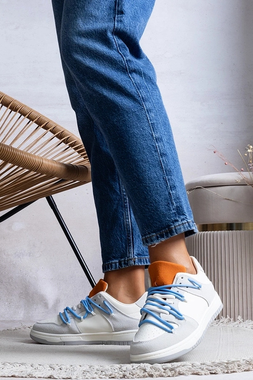 Baskets grises pour femmes lacets... Baskets grises pour femmes lacets...