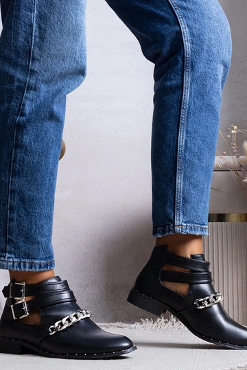 Bottines à découpes Ratté noires 2