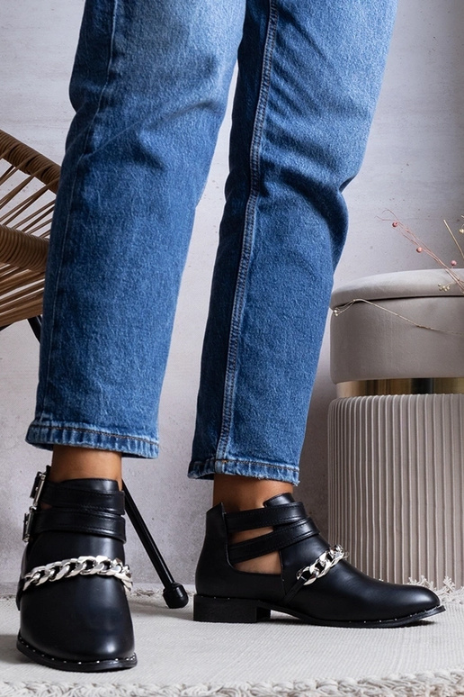 Bottines à découpes Ratté noires