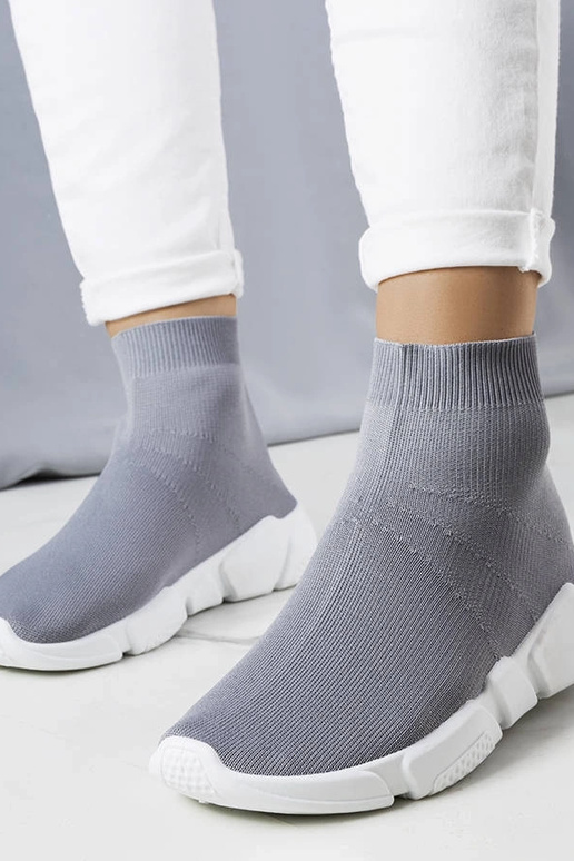 Baskets montantes grises William Baskets montantes grises William