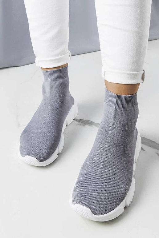 Baskets montantes grises William Baskets montantes grises William