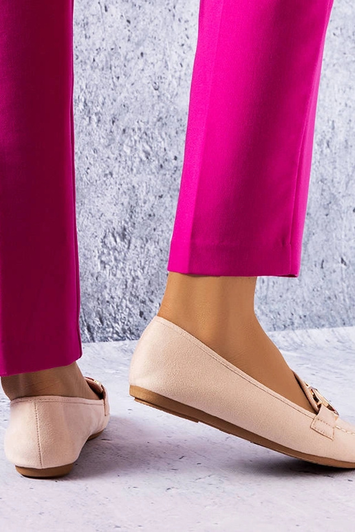 Mocassins classiques beiges Pitre