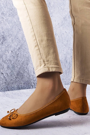 Ballerines marron à nœud... 2