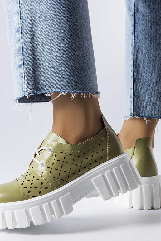 Chaussures épaisses Camus vertes... Chaussures épaisses Camus vertes...