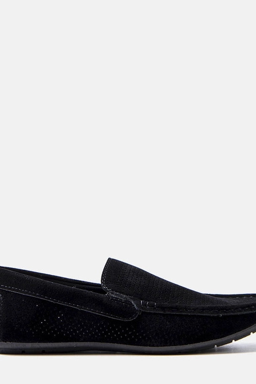 Mocassins pour hommes noirs avec...