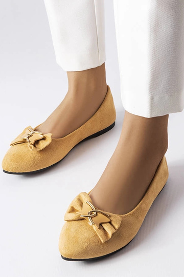 Ballerines à bout pointu Jetté Beige