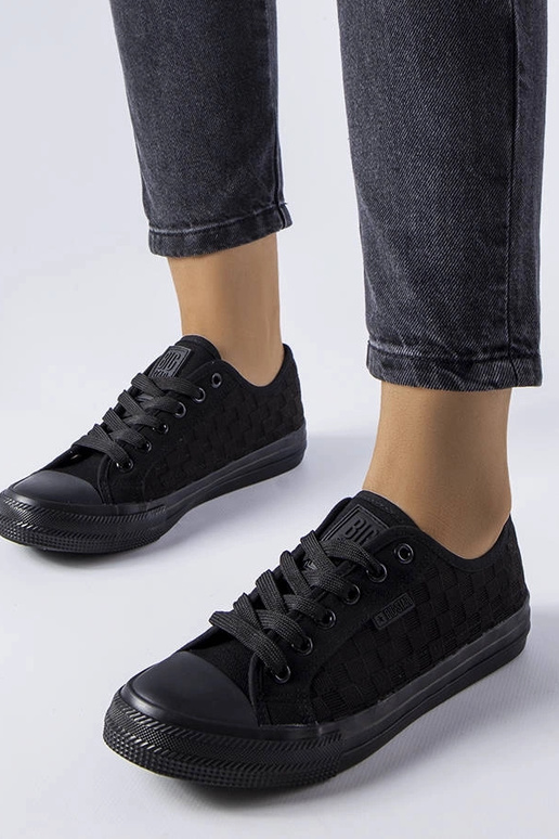 Baskets en maille noire Big Star...