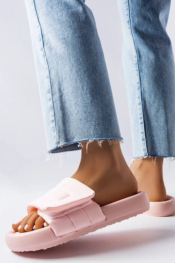 Tongs velcro roses Aleron 2