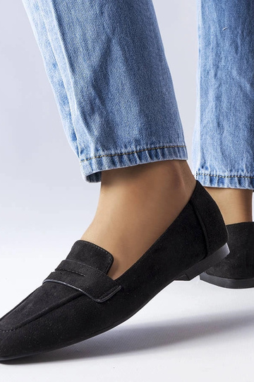 Ballerines en simili daim noires Meileur 2