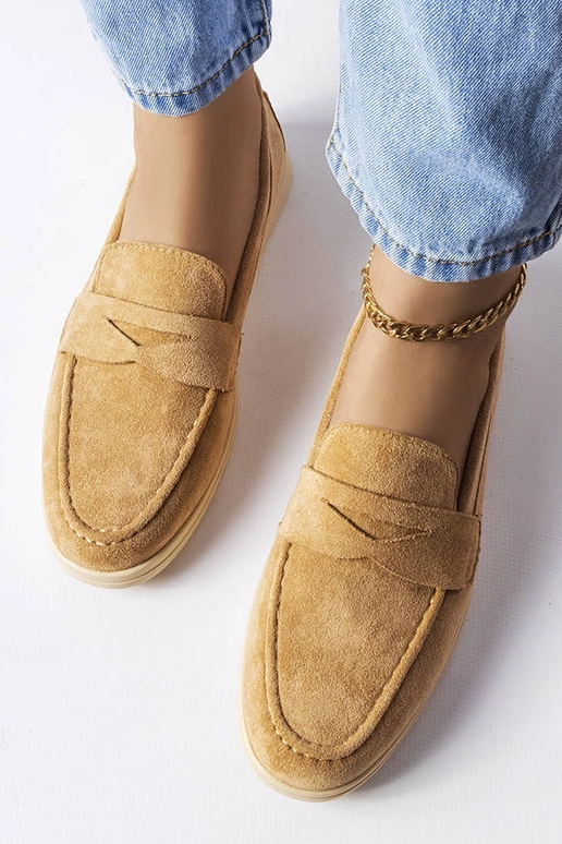 Ballerines en simili daim couleur...