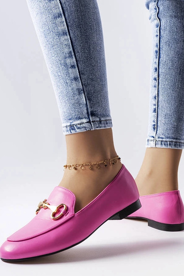 Mocassins roses à boucle Philip 2
