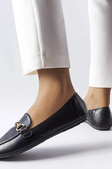 Mocassins décoratifs noirs Lejeune 2