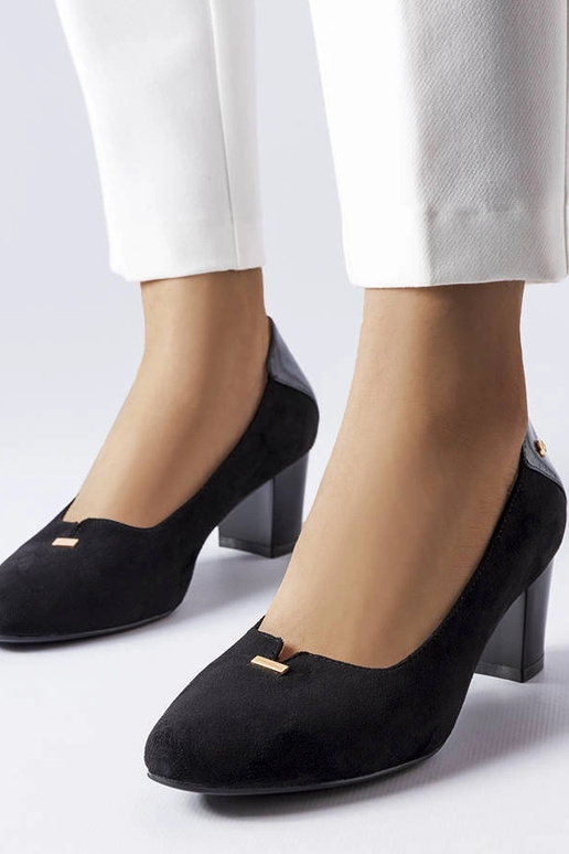 Escarpins élégants noirs, « Vinceza »