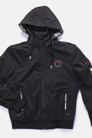 Veste de transition noire pour homme Tollmache