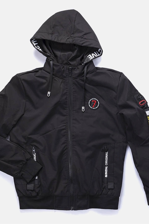 Veste de transition noire pour homme...