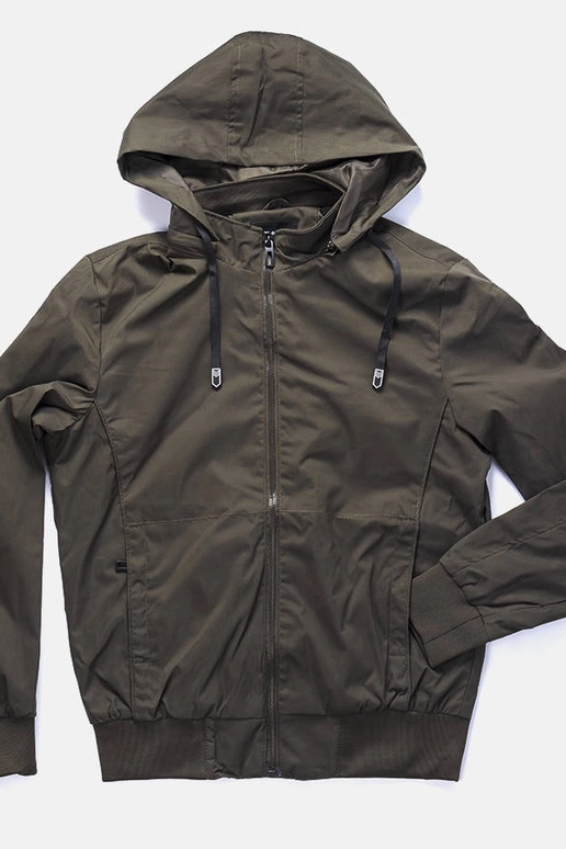 Coupe-vent à capuche Brault vert pour...