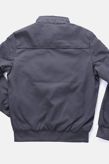 Veste col montant grise pour homme Desroches 2