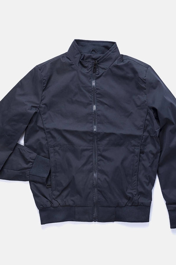 Veste col montant bleu marine pour homme Desroches
