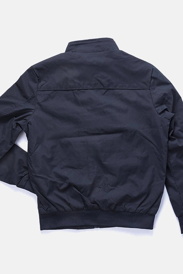 Veste col montant bleu marine pour homme Desroches 2