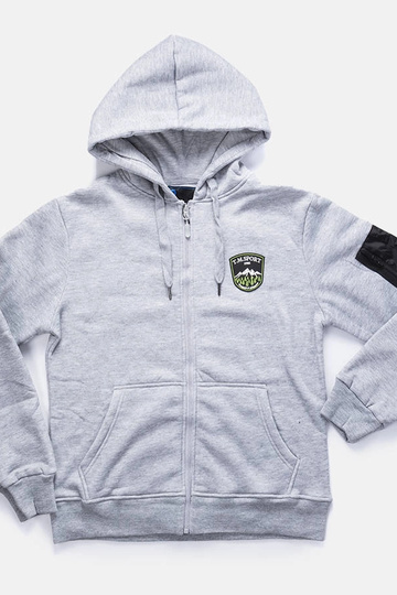 Sweat à capuche Labrosse gris clair pour homme
