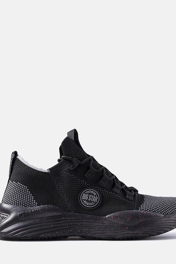Baskets noires pour hommes Big Star LL174282