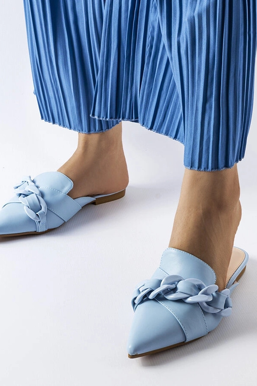 Tongs à chaîne bleue Patenaude