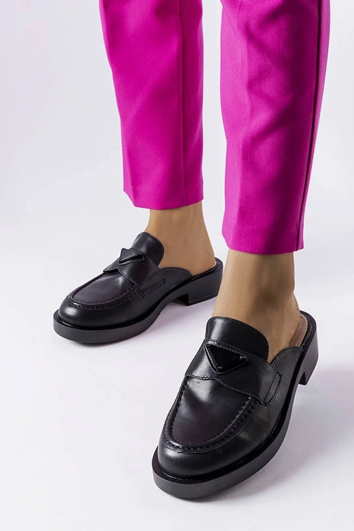 Sandales noires à bout fermé Berkshire