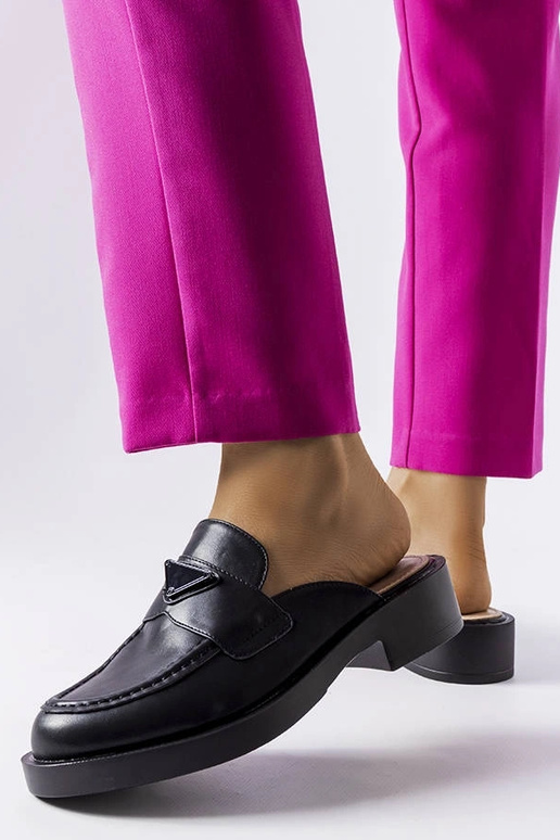 Sandales noires à bout fermé Berkshire