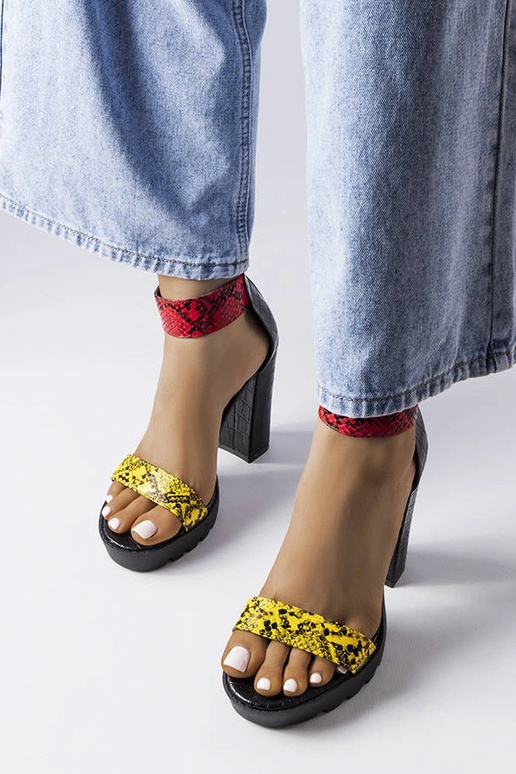 Sandales Knoxville à imprimé serpent...