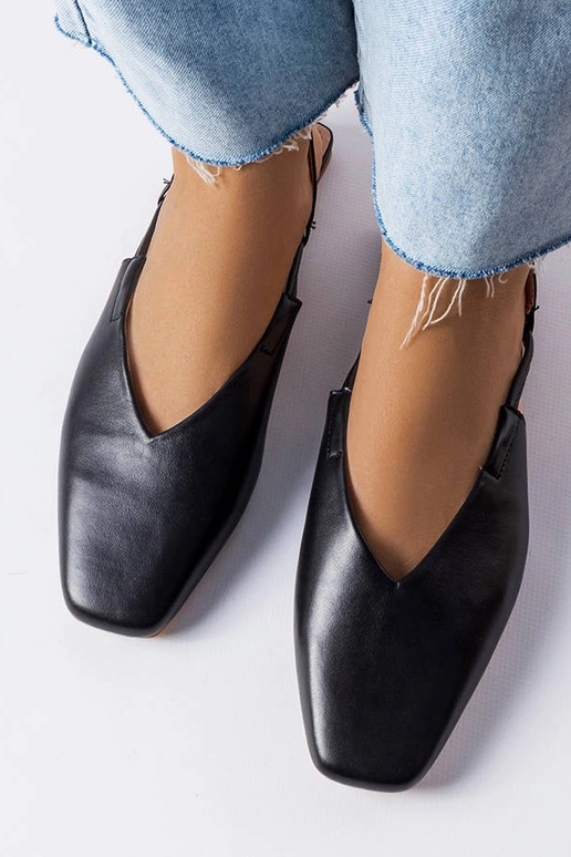 Sandales noires à bout fermé Jéhovah