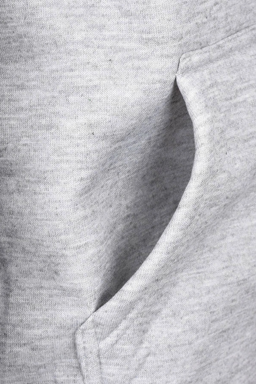 Sweat à capuche gris clair pour homme