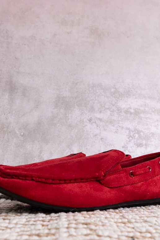 Mocassins rouges pour hommes, «...