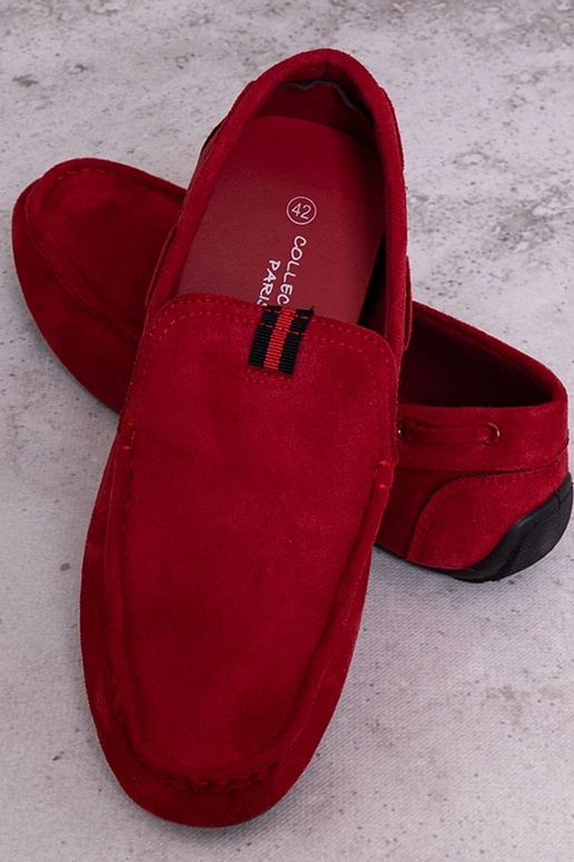 Mocassins rouges pour hommes, «...