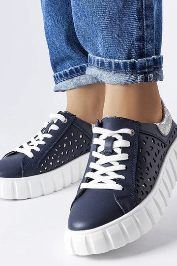 Baskets sportives bleu...