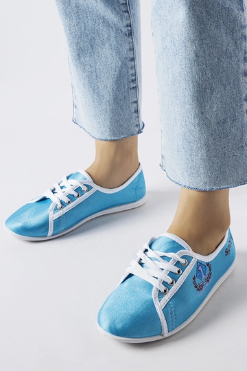Baskets Woodstock bleues pour femmes