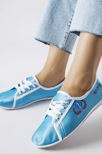 Baskets Woodstock bleues pour femmes 2
