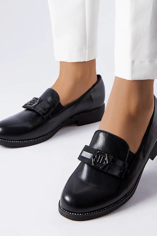 Mocassins décoratifs noirs Tanguy Mocassins décoratifs noirs Tanguy