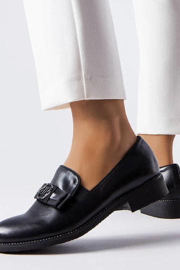 Mocassins décoratifs noirs Tanguy 2
