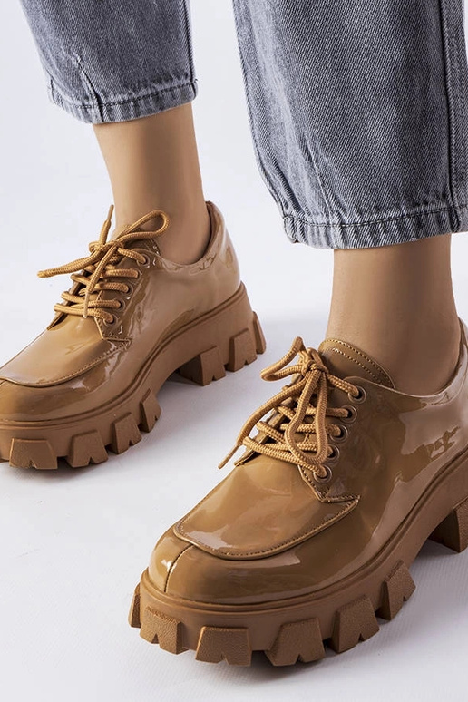 Bottines vernies marron, « Beccadelli »