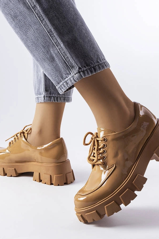 Bottines vernies marron, « Beccadelli »