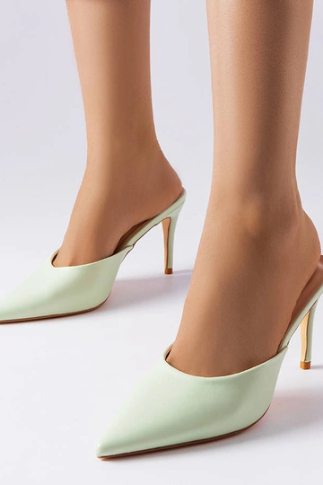 Mules à talons hauts Green Drainer
