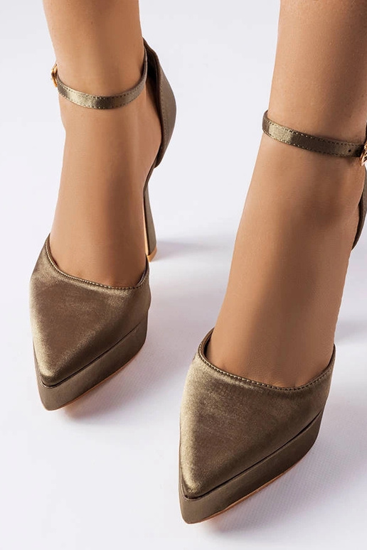 Escarpins à talons hauts olive Lowell Escarpins à talons hauts olive Lowell