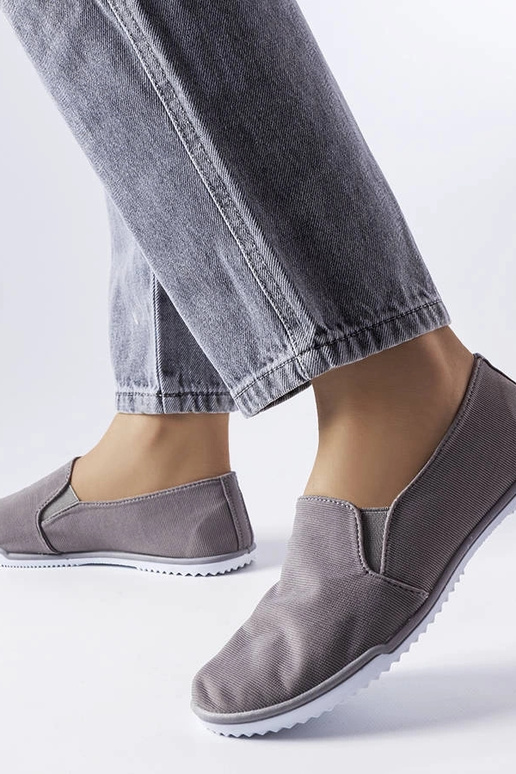 Baskets élastiques grises Gaulin Baskets élastiques grises Gaulin