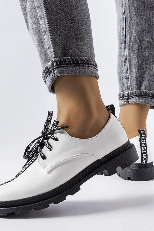 Bottines blanches à semelle...