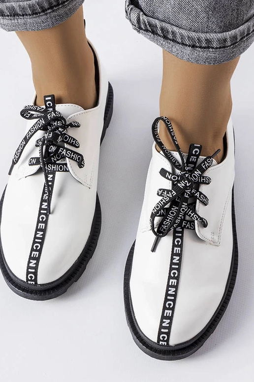 Bottines blanches à semelle...