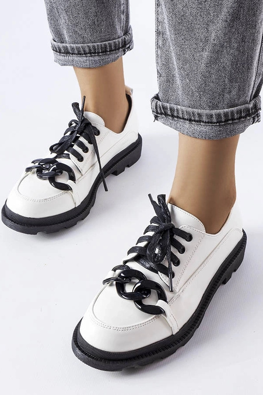 Chaussures à chaîne blanche Allain Chaussures à chaîne blanche Allain