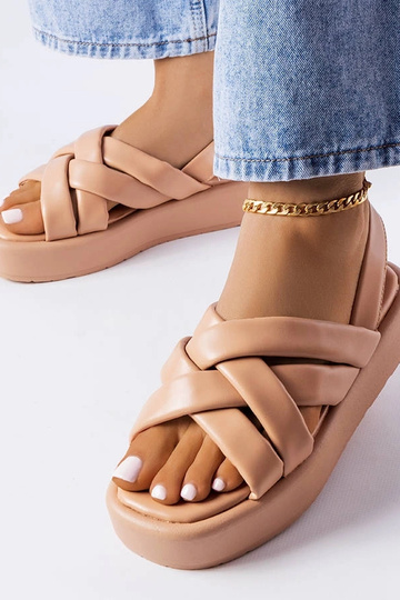 Sandales à plateforme en...