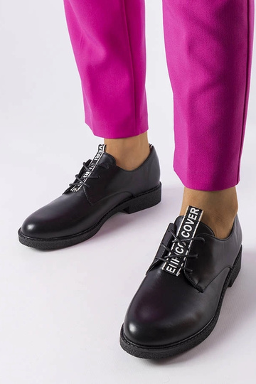 Chaussures à lacets noires Edmonton 2