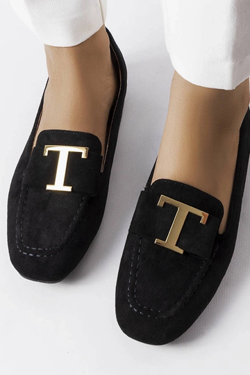 Ballerines en simili daim...